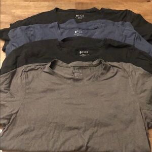 FIGS Women’s T-Shirt Pack - Black, Blue, Gray